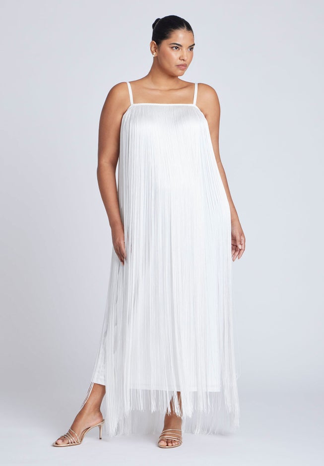 Fringe Maxi Dress image number 4