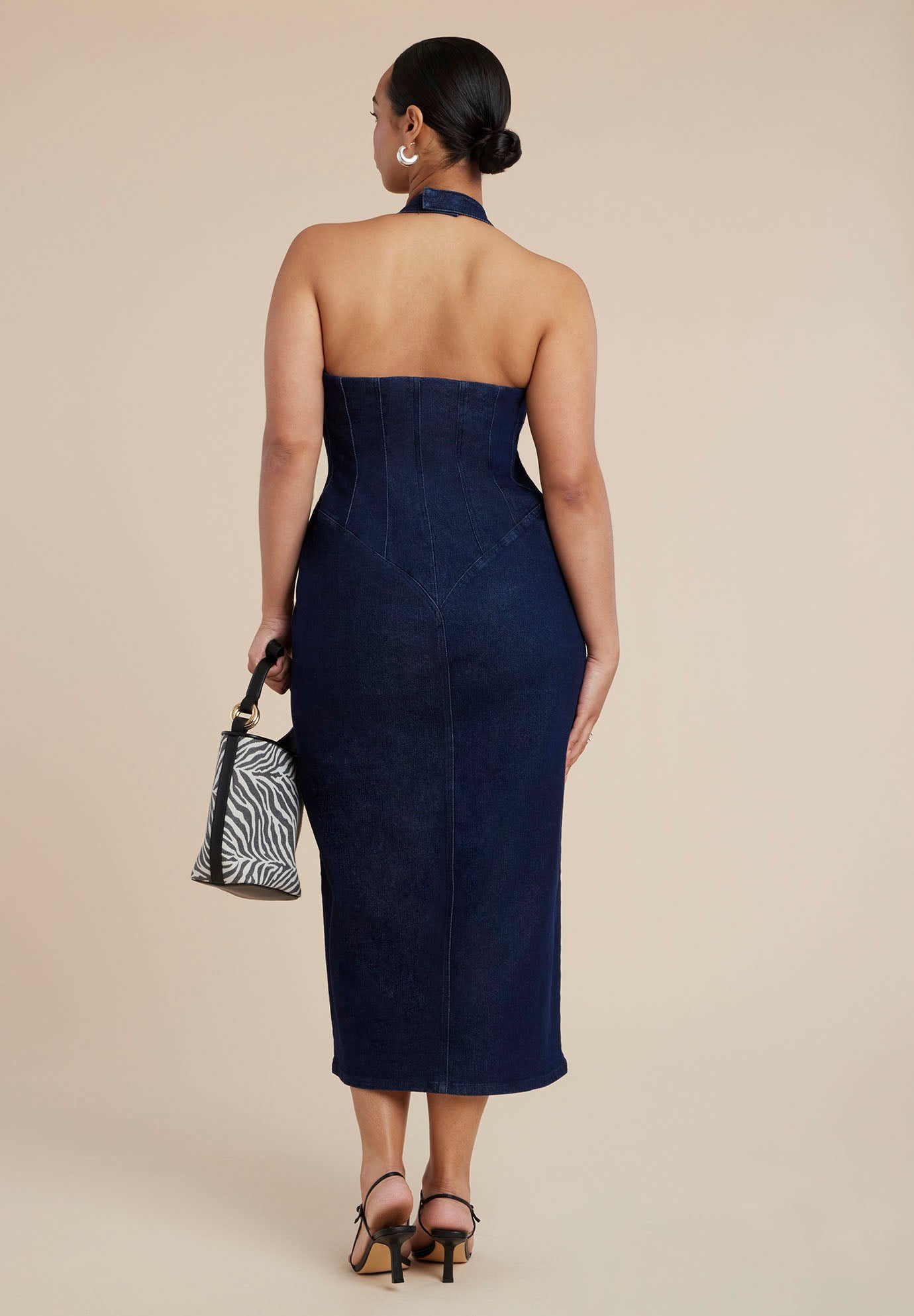 Denim Corset Dress image number 3