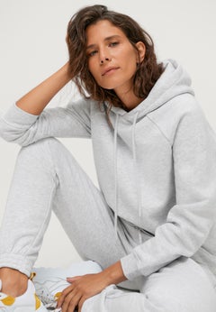 Hooded Fleece Boxy Sweatshirt