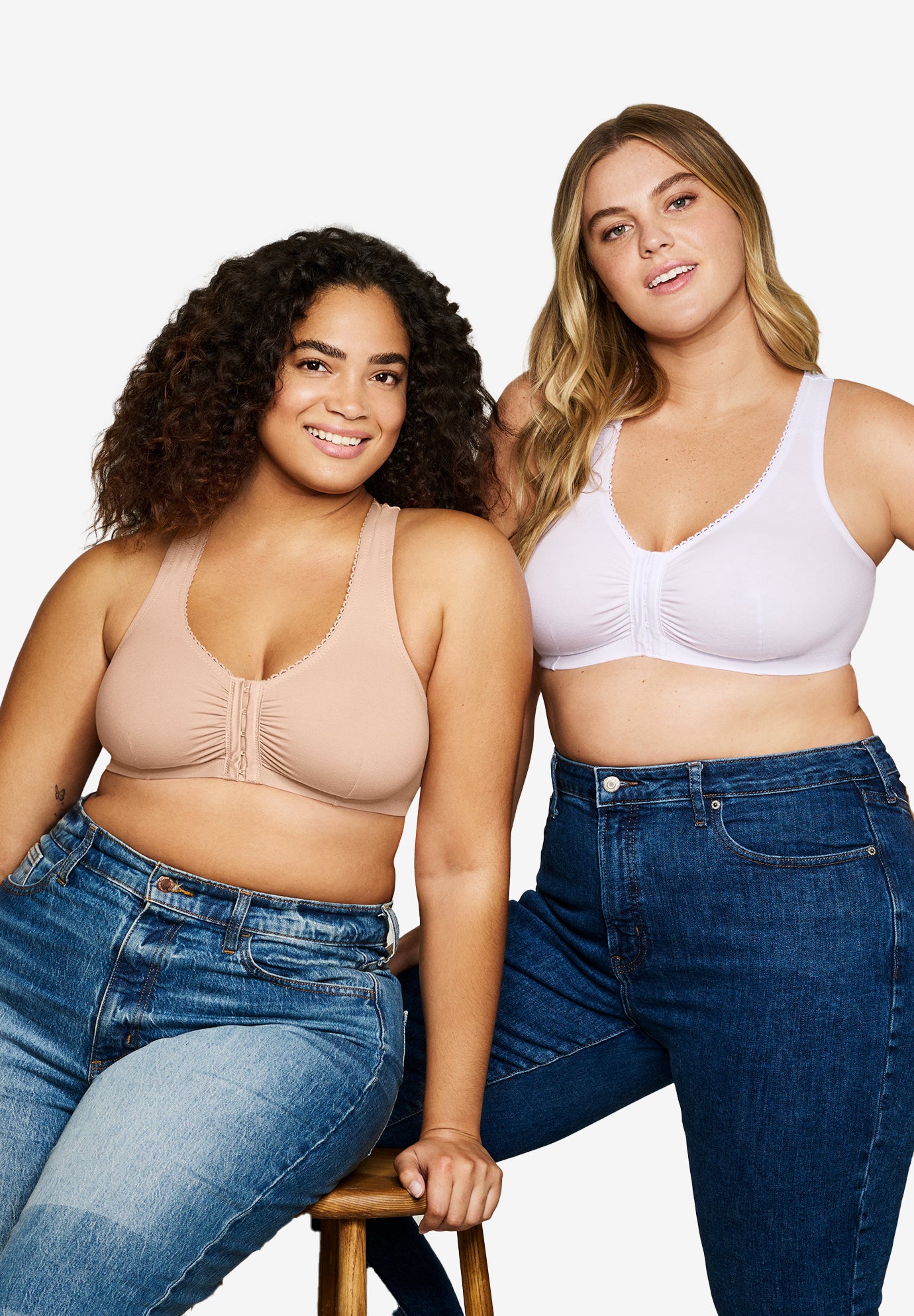 Glamorise&reg; Front-Close Lace Back Bra image number 4