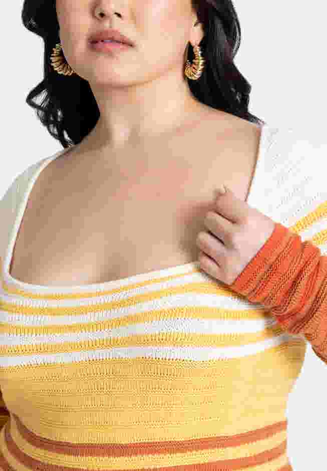 Crochet Multicolor Maxi Dress image number 3