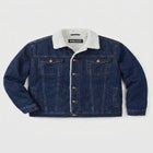 Sherpa-lined Trucker Jacket image number 3