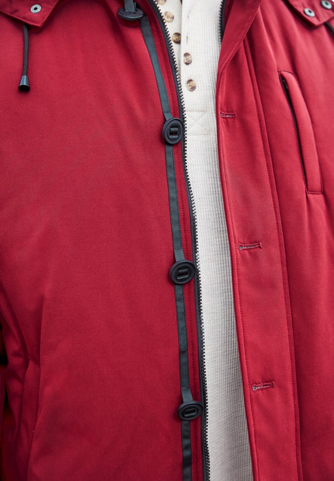 Arctic Down Parka with Detachable Hood and Insulated Cuffs image number 3