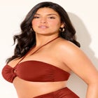 Ruched Ring Bandeau Bikini Top image number 2