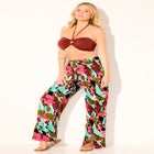 Elastic Waist Lounge Cover Up Pant image number null