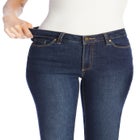 Straight-Leg Stretch Comfort Denim Five-Pocket Jeans image number null