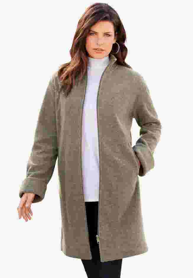 Plush Fleece Driving Coat image number 0