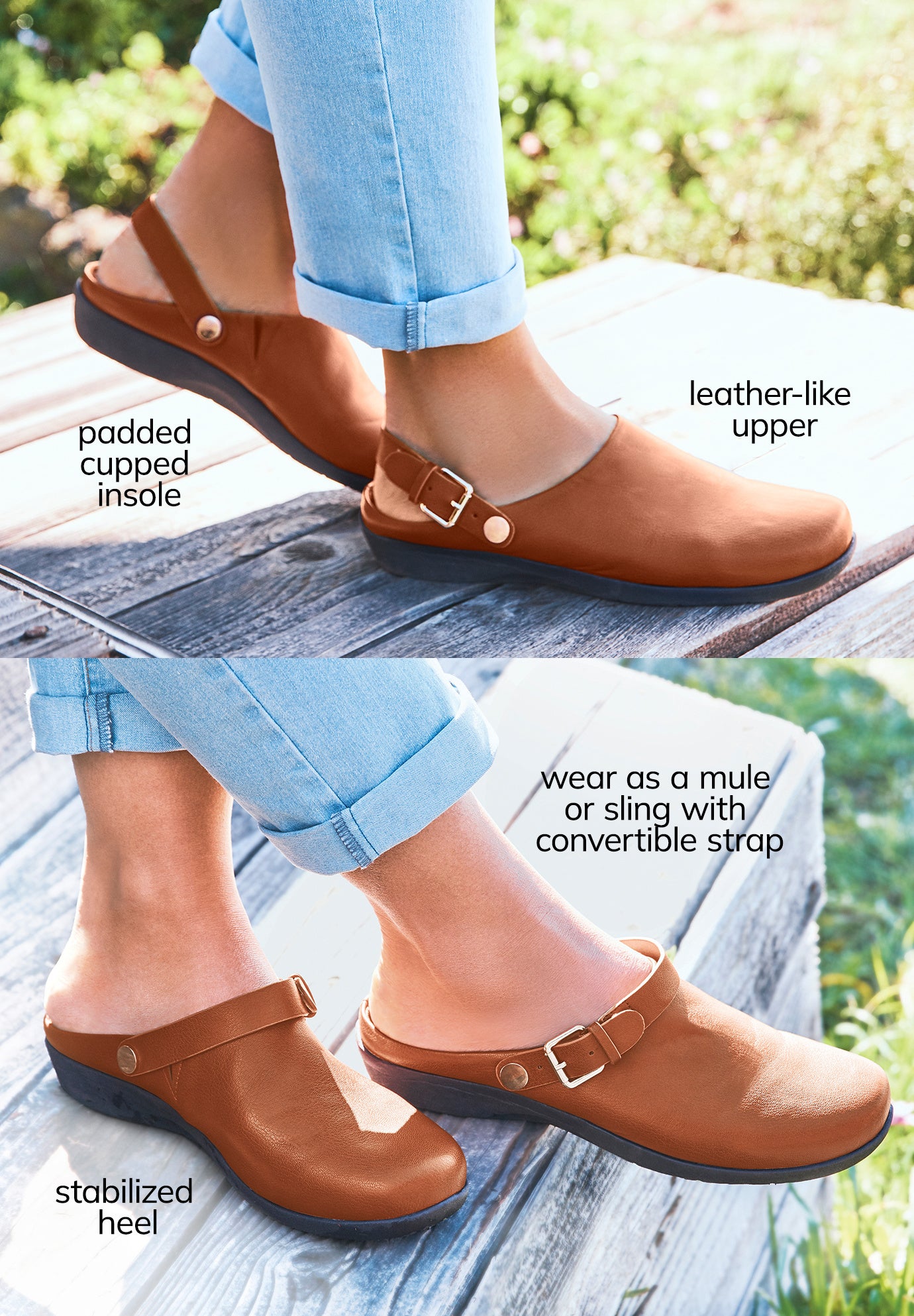 The Indigo Convertible Mule image number 1