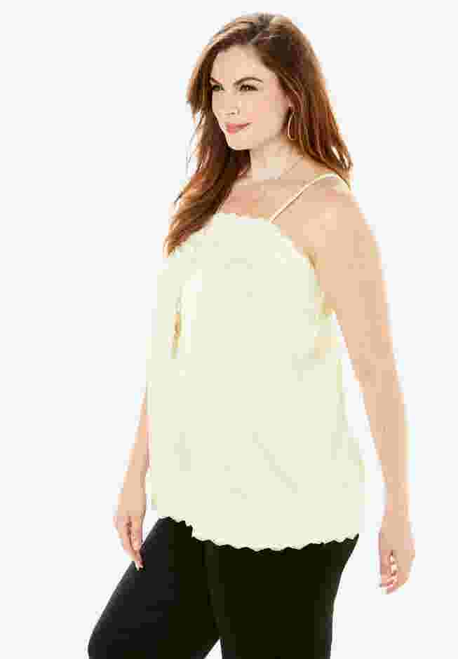Lace-Trim Cami image number 2