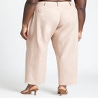 Pleat Detail Straight Leg Pant image number null