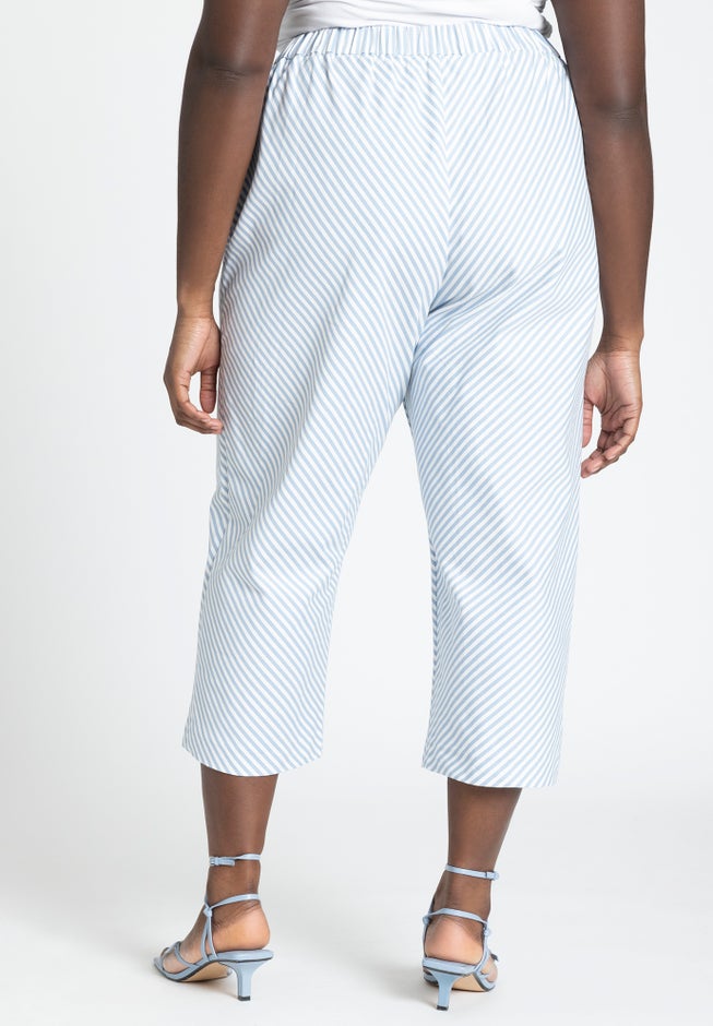 Pinstripe Culotte image number null