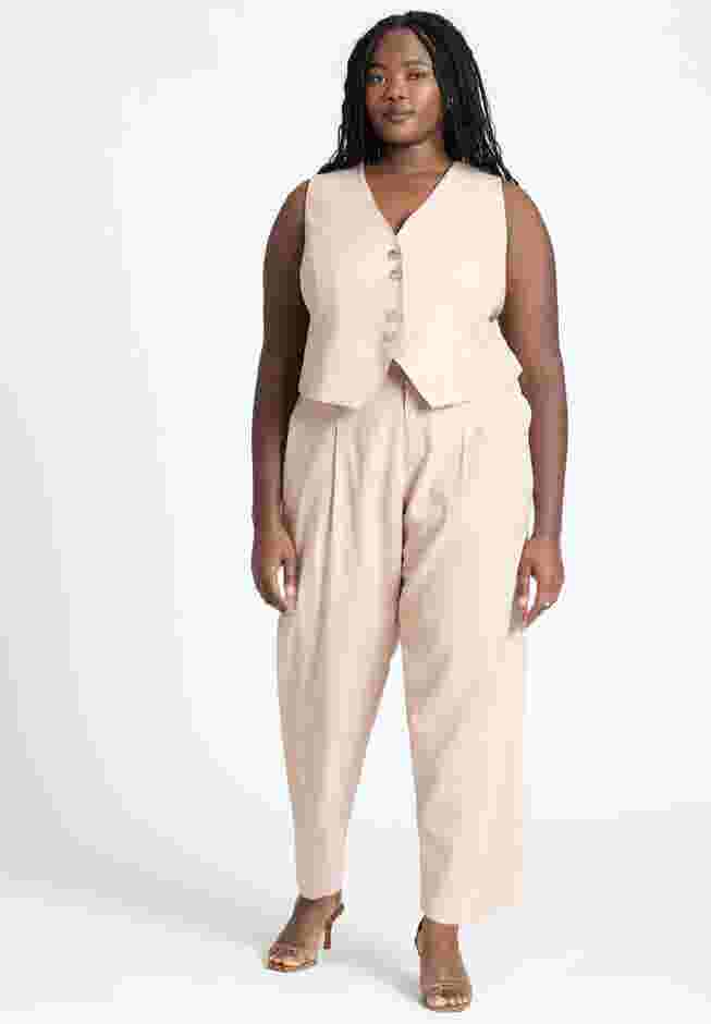 Double Button Detail Tailored Vest image number 2