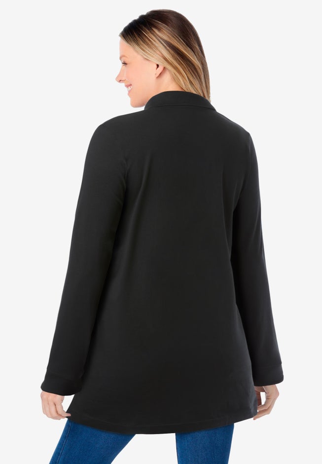 Long-Sleeve Polo Shirt image number 1