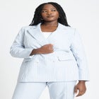 Pinstripe Blazer image number null