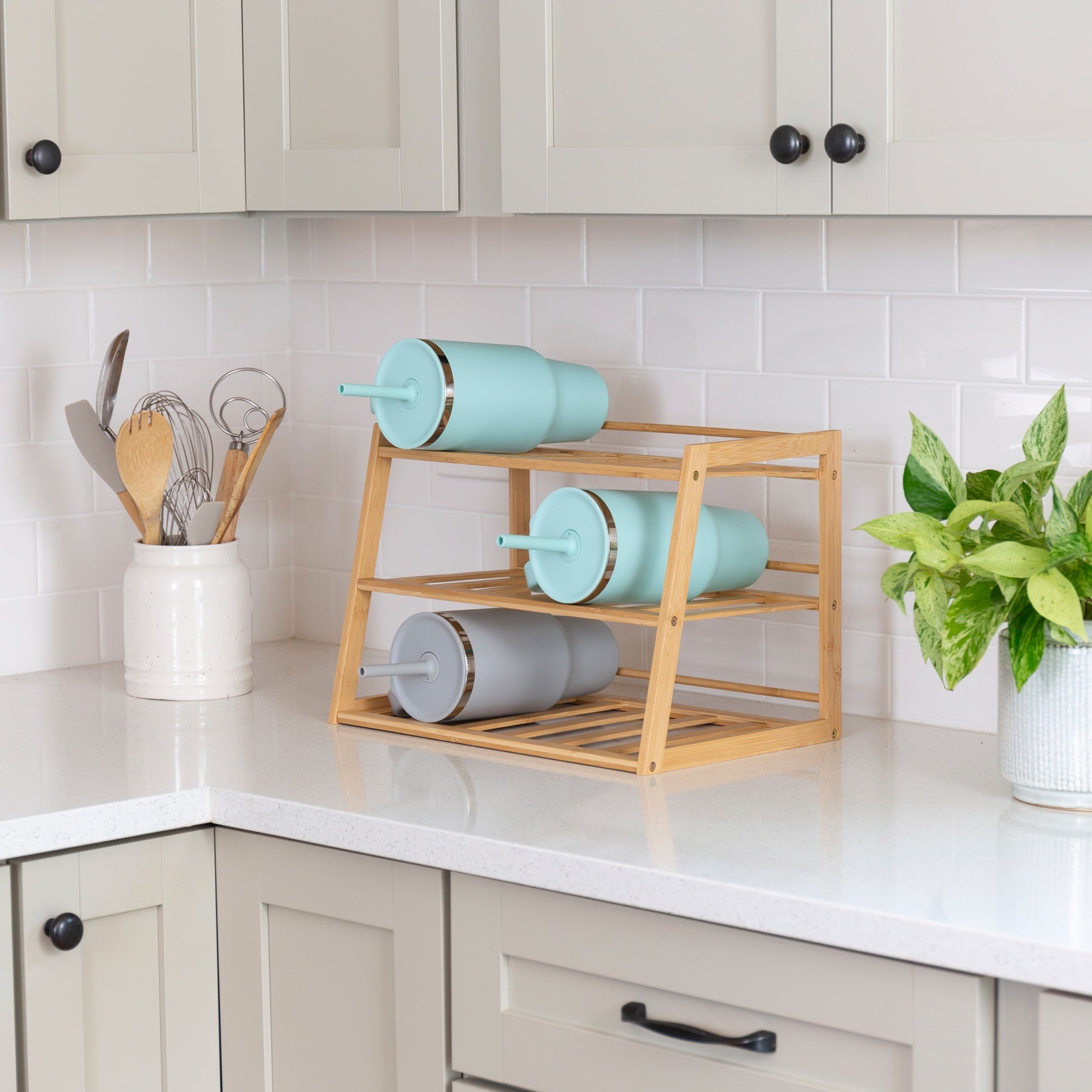 3-Tier Water Bottle Organizer image number 1