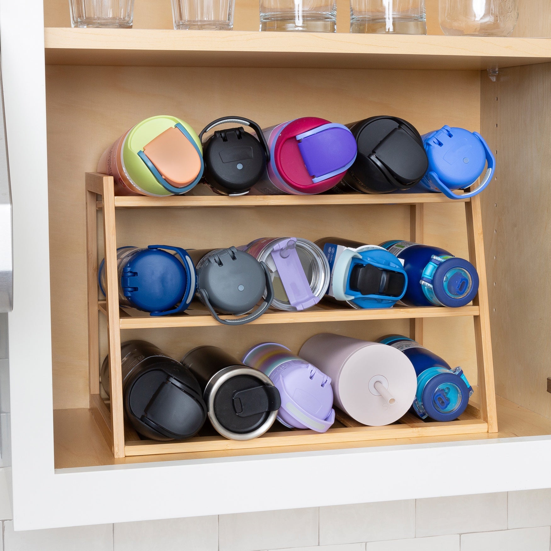 3-Tier Water Bottle Organizer image number 0