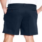 Wrinkle-Free Expandable Waist Pleat Front Shorts image number null
