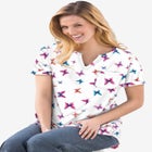 Notch-Neck Pocket Tee image number null