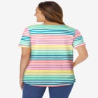 Notch-Neck Pocket Tee image number 1