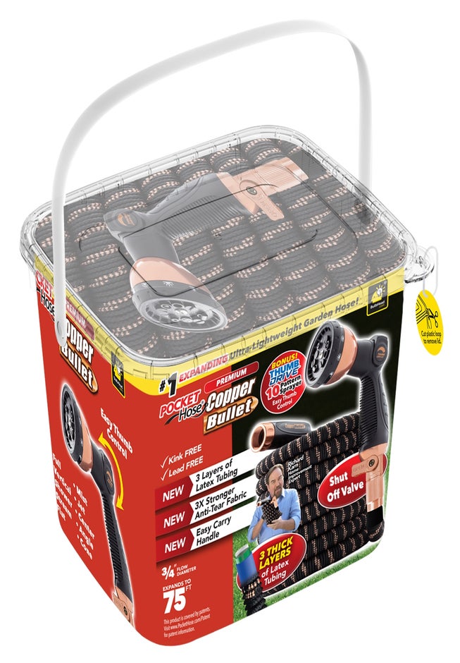 75' Pocket Hose&reg; Copper Bullet&trade; Hose image number 1