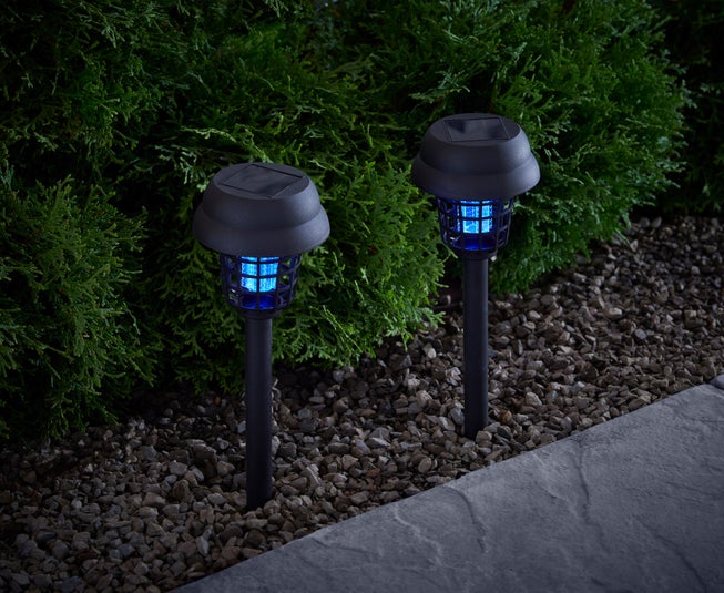 2-in-1 Solar Insect Zapper Light, Set of 2 image number 0
