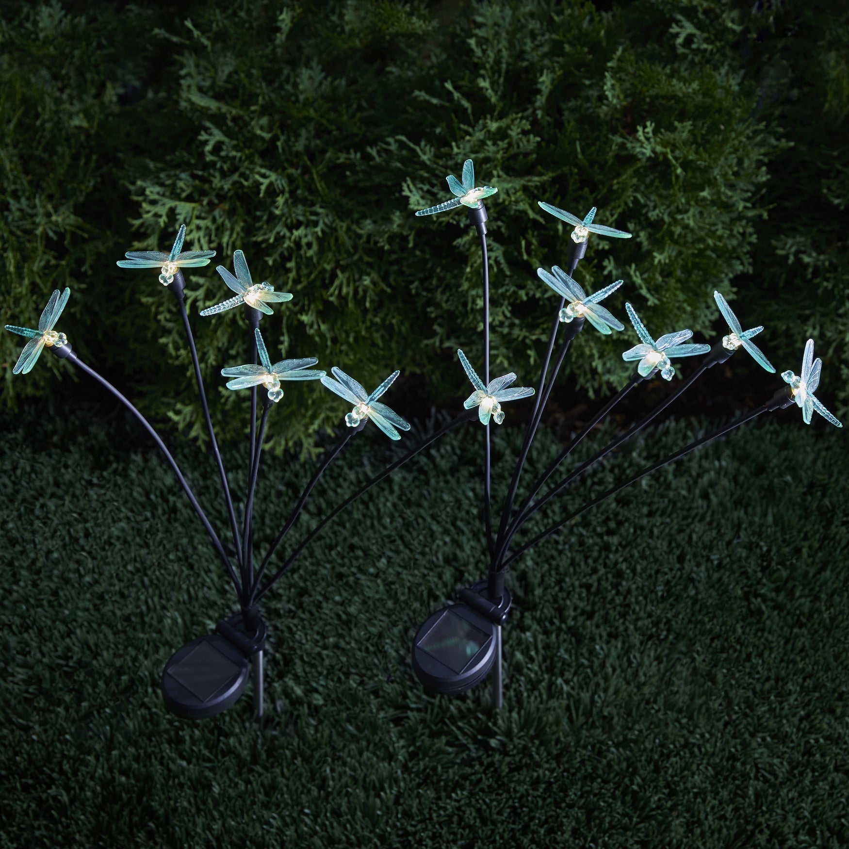 Solar Swaying Stake Light, Set of 2 image number 0