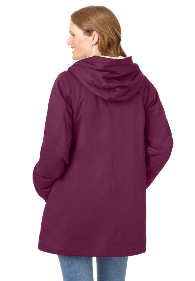 Sherpa-Lined Hooded Parka image number 1
