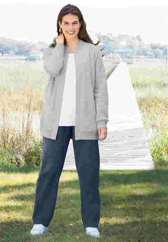 Fleece Baseball Jacket image number 0