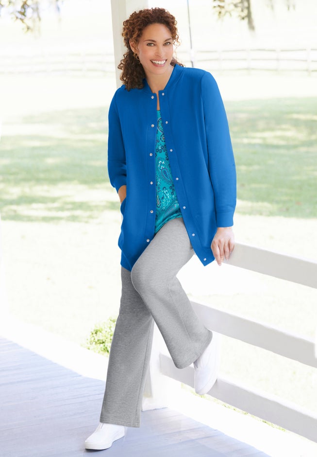 Fleece Baseball Jacket image number 7