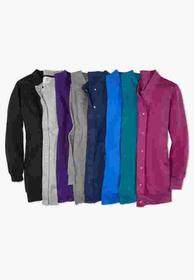 Fleece Baseball Jacket image number 1