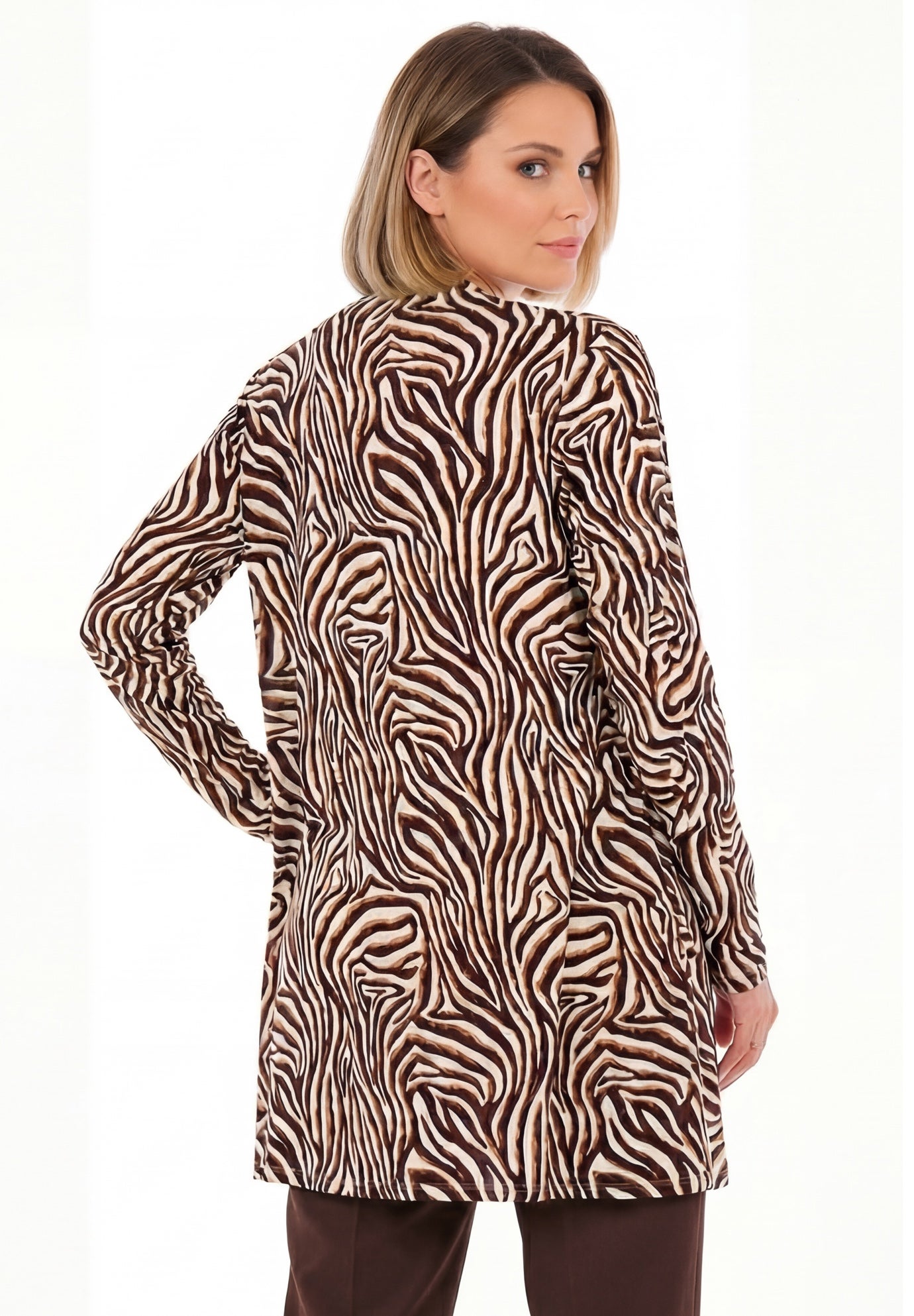 Everyday Stretch Knit Open Front Cardigan image number 1