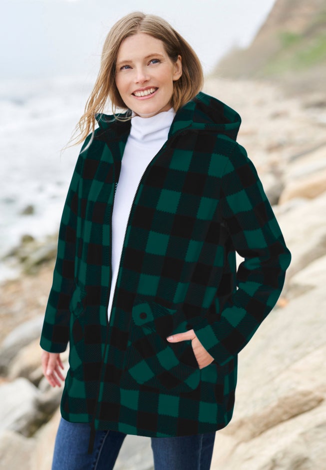 Hooded Fleece Coat image number 0