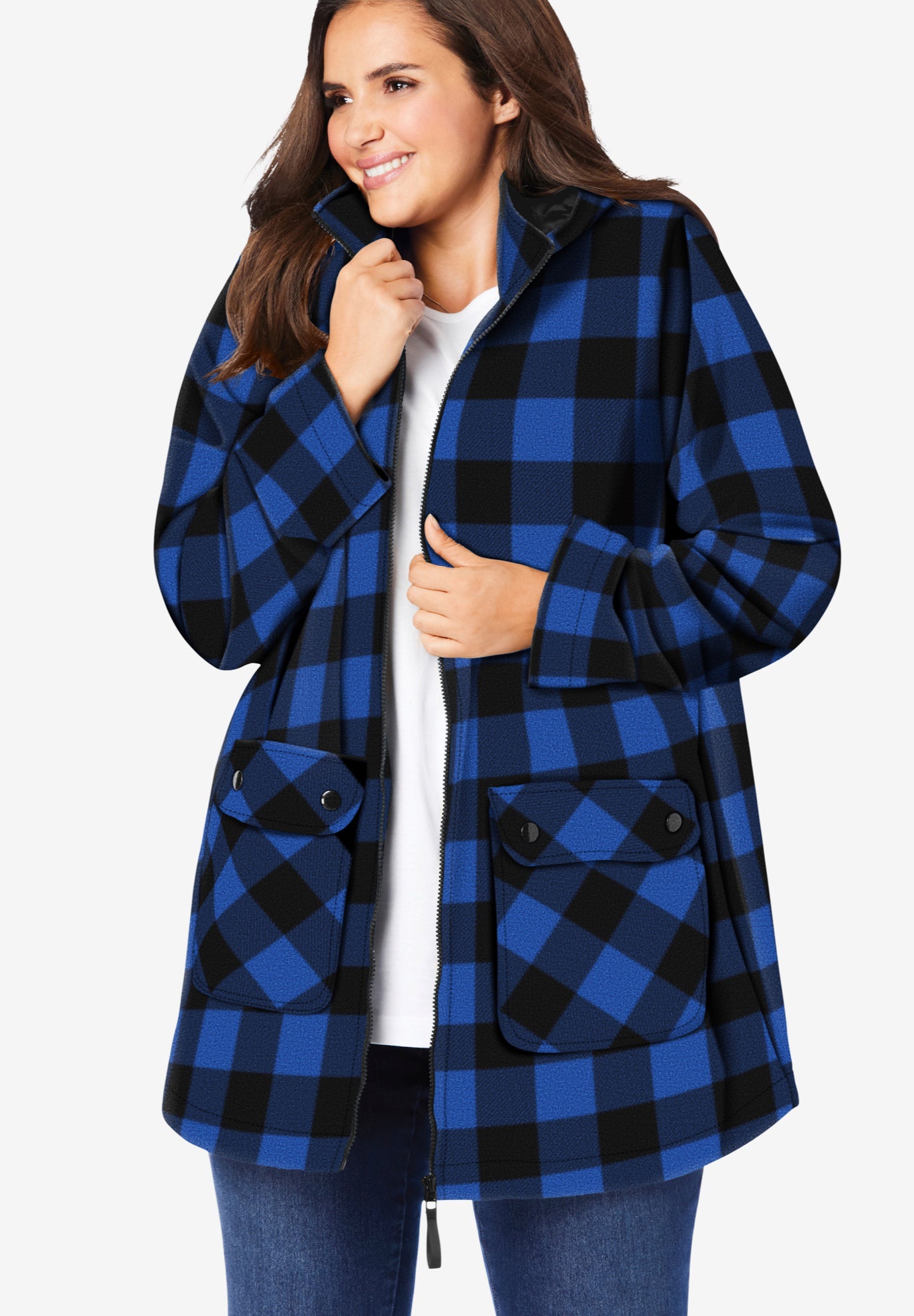 Hooded Fleece Coat image number 0