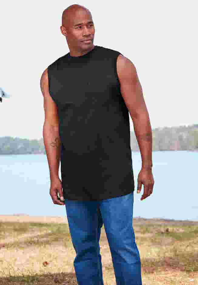 Heavyweight Pocket Muscle Tee image number 2