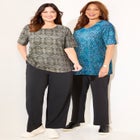 Suprema&reg; Ultra-Soft Scoopneck Tee image number null