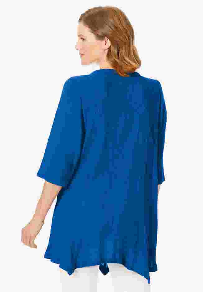 Handkerchief Hem Henley Tunic image number 1