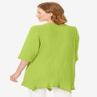 Handkerchief Hem Henley Tunic image number null