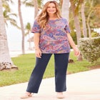 Suprema® Ultra-Soft Scoopneck Tee image number null