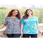 Suprema® Ultra-Soft Scoopneck Tee image number null