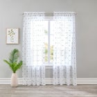 Embroidered Voile Panel image number null