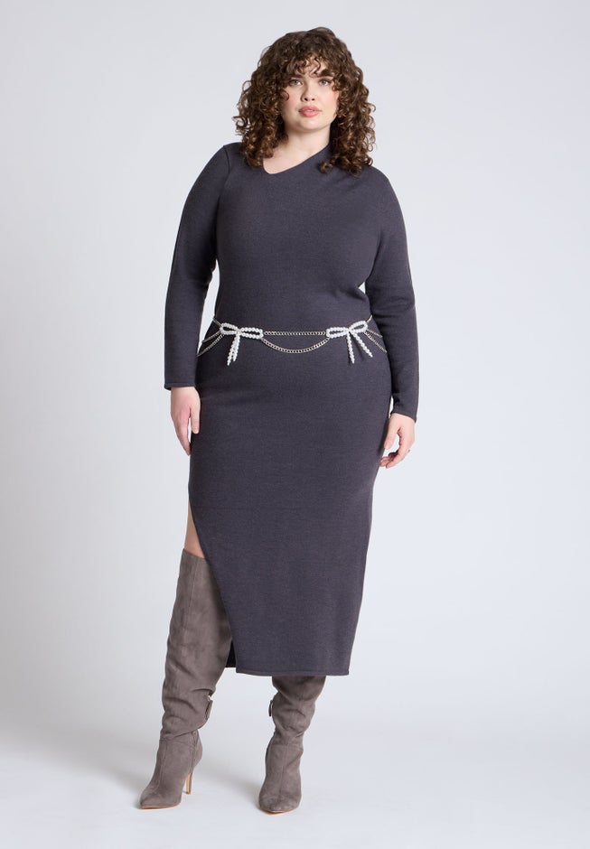 Pearl Bow Chain Belt image number 0