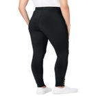 Stretch Cotton Snap-Trim Legging image number null
