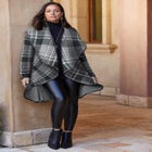 Faux Leather-Trim Sweater image number null