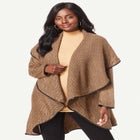 Faux Leather-Trim Sweater image number 0