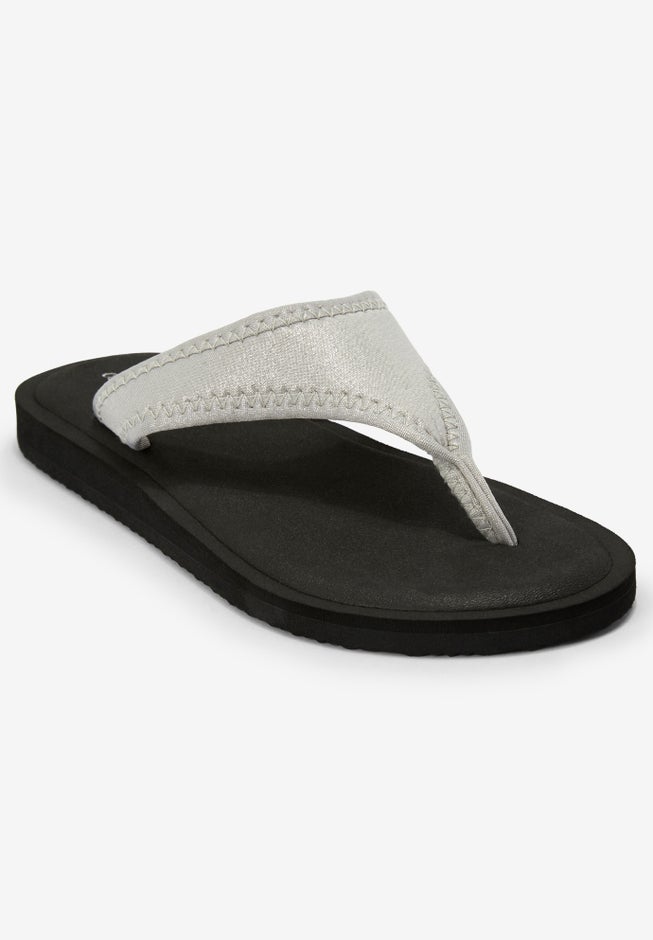 The Sylvia Soft Footbed Thong Slip On Sandal image number 0
