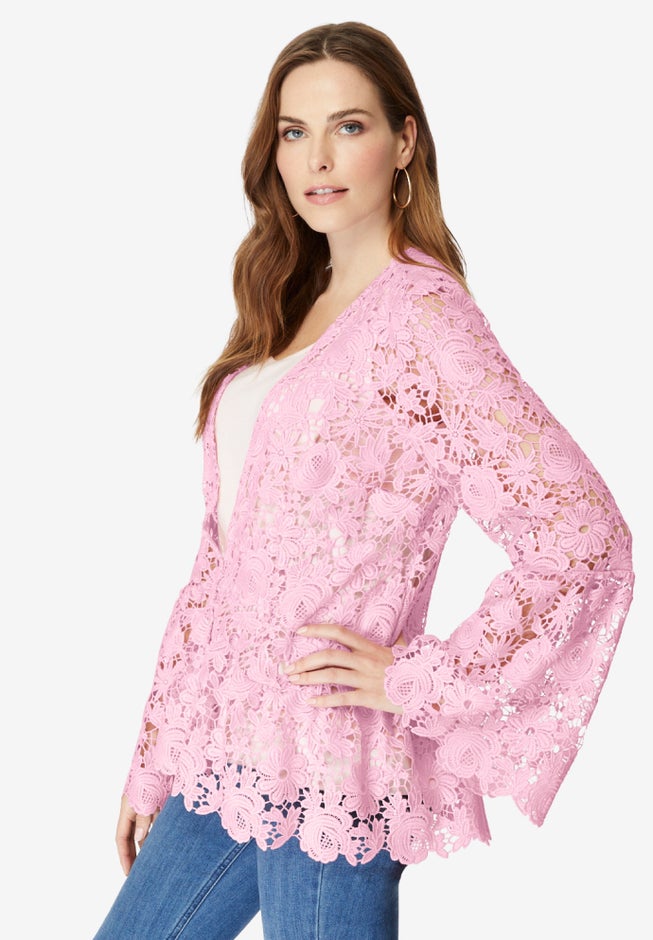 Bell Sleeve Lace Jacket image number 2