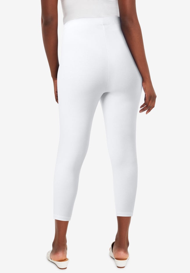 Everyday Stretch Cotton Capri Legging image number 2