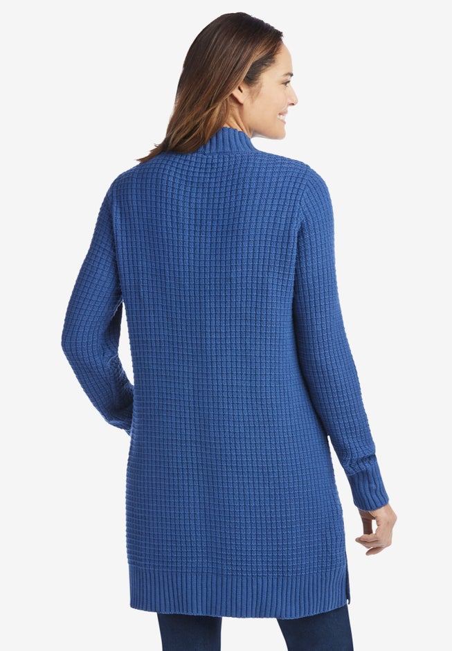Button Hem Cardigan image number null