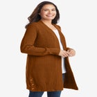 Button Hem Cardigan image number null