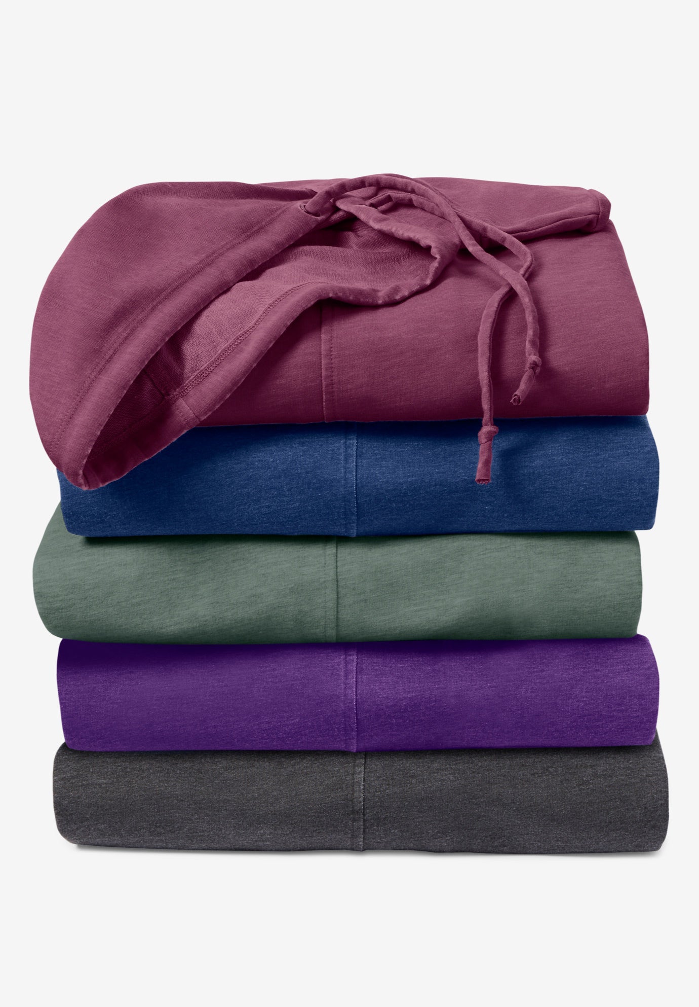 Pleat-Back Swing Hoodie Sweatshirt image number 6